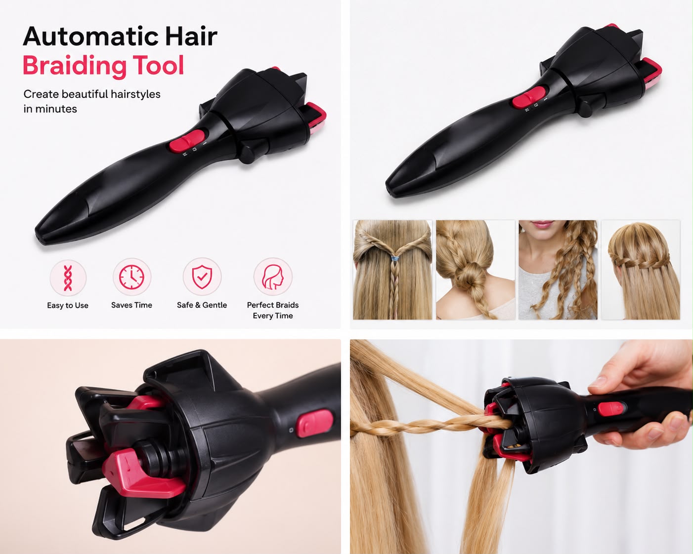 USB Electric | Auto Hair Braider | Twister Tool | Professional